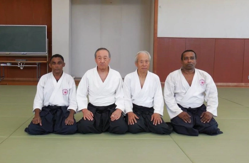 With Sri Lanka Aikido Association Founder